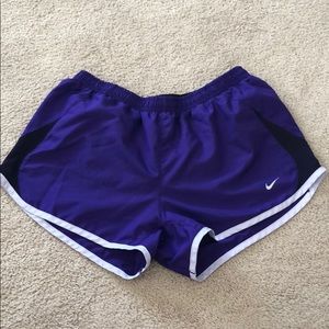Nike purple running shorts size M